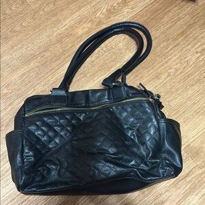 Black Quilted Handbag